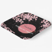 火鉢日本のディナー誕生会 ペーパープレート (傾斜あり)