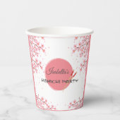 火鉢日本のディナー誕生会 紙コップ (正面)