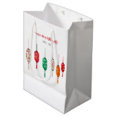 火鉢日本の灯篭シェフ誕生日パーティー ミディアムペーパーバッグ (正面アングル)