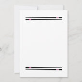 火鉢誕生日招待状 招待状 (裏面)