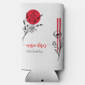 火鉢BBQグ日本のリルシェフ誕生日ディナー スリム缶クーラー (裏面)