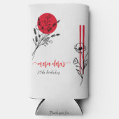 火鉢BBQグ日本のリルシェフ誕生日ディナー スリム缶クーラー (正面)