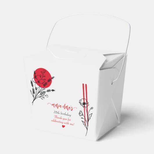 火鉢BBQグ日本のリルシェフ誕生日ディナー フェイバーボックス (正面サイド)