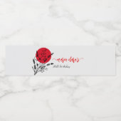 火鉢BBQグ日本のリルシェフ誕生日ディナー ペットボトルラベル (シングルラベル)