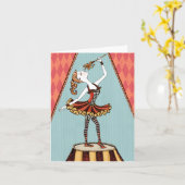 火食べる人の挨拶状 カード (黄色い花)