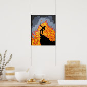 「火（エルテの後）」 ポスター (キッチン)