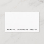 火 | シェフハットと料理ツール 名刺 (裏面)