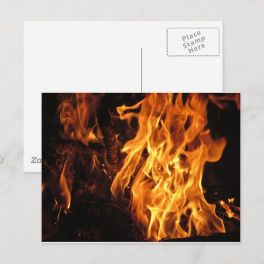 火 ポストカード (正面/裏面)