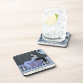 火、ポー著「祝日Galantes」のためのイラストレーション コースター (右側)