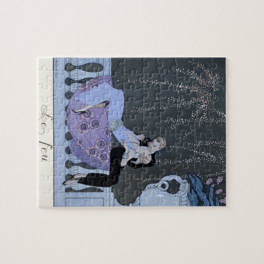 火、ポー著「祝日Galantes」のためのイラストレーション ジグソーパズル (横)