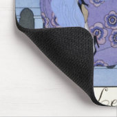 火、ポー著「祝日Galantes」のためのイラストレーション マウスパッド (コーナー)