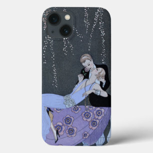 火、ポー著「祝日Galantes」のためのイラストレーション iPhone 13ケース