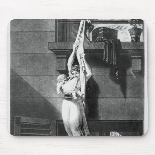 火 マウスパッド (正面)