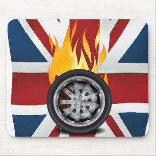 火、合金素晴らしイギリス マウスパッド