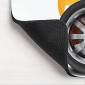 火、合金 マウスパッド (コーナー)