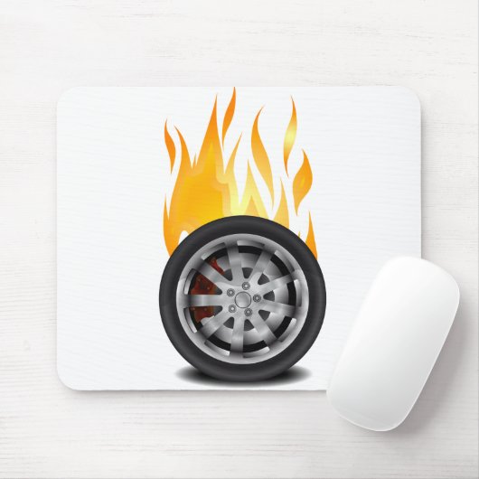 火、合金 マウスパッド (マウス)