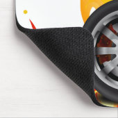 火、合金 マウスパッド (コーナー)