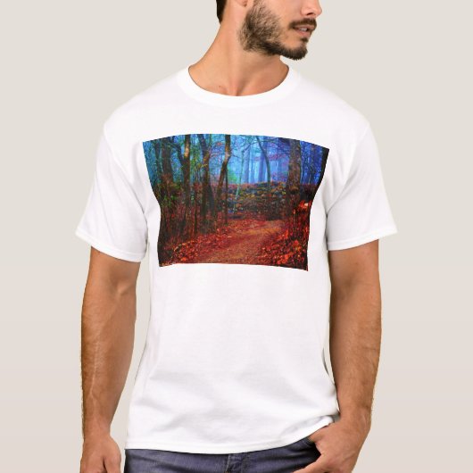 火・氷林油絵ギフトアパレル Tシャツ (正面)