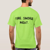 火。 煙。 肉。 ティー (裏面)