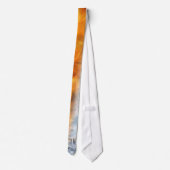 火「nの氷の人のタイ ネクタイ (裏面)