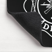 火Dept/消防士のマルタ十字のマウスパッド マウスパッド (コーナー)