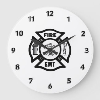 火Dept EMT ラージ壁時計