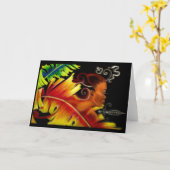 火II水 カード (黄色い花)