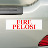 火Pelosi バンパーステッカー (車上)