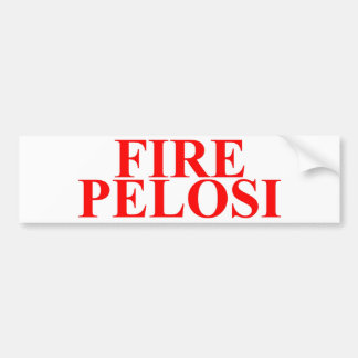 火Pelosi バンパーステッカー