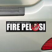 火Pelosi バンパーステッカー (車上)