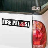 火Pelosi バンパーステッカー (トラック上)