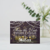 灯列オークツリー日付はがきを保存する 案内ポストカード (スタンド正面)