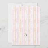 灯列フローラブライダルシャワー 招待状 (裏面)