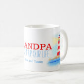 灯台おじいちゃん私たちのライフマグを点灯 コーヒーマグカップ (正面右)