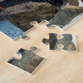 灯台および船 ジグソーパズル (側面)