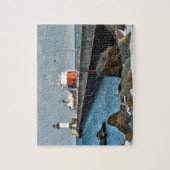 灯台および船 ジグソーパズル (縦)