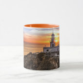 灯台での夕日 マグカップ (中央)