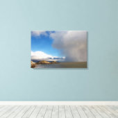 灯台と接近する嵐 キャンバスプリント (インサイチュ (ウッドフロア))