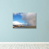 灯台と接近する嵐 キャンバスプリント (インサイチュ (ウッドフロア))