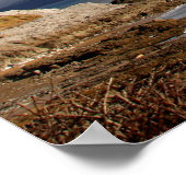 灯台と接近する嵐 ポスター (角)