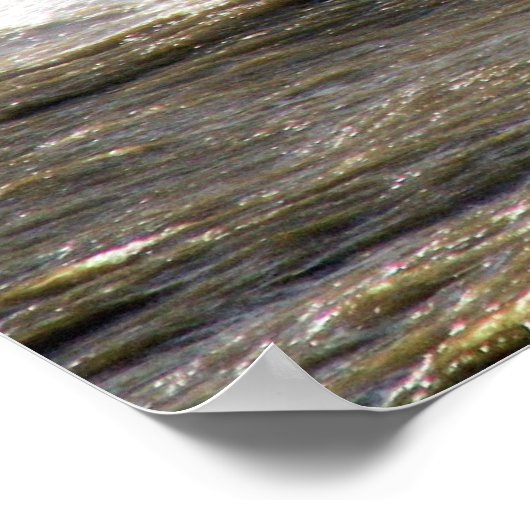 灯台と波 ポスター (角)