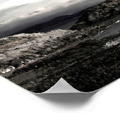 灯台と雨雲 ポスター (角)