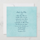 灯台のウェディングブック招待状 招待状 (裏面)