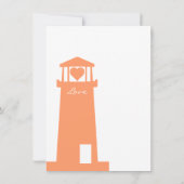 灯台のウェディング会場　コーラル　ナウティカル　インビテーション 招待状 (裏面)