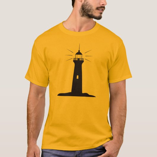 灯台のシルエット Tシャツ (正面)