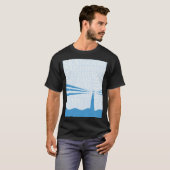 灯台のポスター Tシャツ (正面フル)