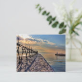 灯台のポストカード ポストカード (スタンド正面)