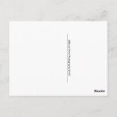 灯台のポストカード ポストカード (裏面)