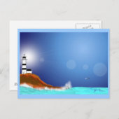灯台のポストカード ポストカード (正面/裏面)