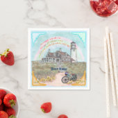 灯台の受付 スタンダードカクテルナプキン (インサイチュ)